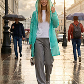 Дождевик Rainman Zip, бирюзовый (тиффани)
