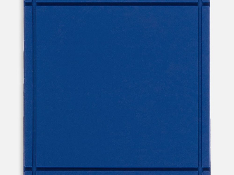 Лейбл из ПВХ Dzeta, L, синий