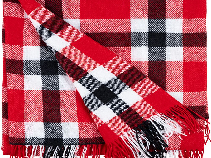 Плед «Валдай», красный