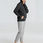 Толстовка с капюшоном унисекс Hoodie, серый меланж (антрацит)