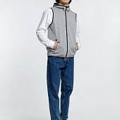 Жилет с капюшоном унисекс Gotland, серый