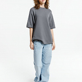 Джемпер с коротким рукавом Siluetti Volumica, серый