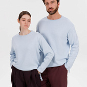 Лонгслив унисекс Siluetti Fuori, светло-голубой