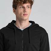 Толстовка на молнии с капюшоном Siverga 2.0, черная