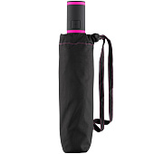 Зонт складной AOC Mini с цветными спицами, розовый