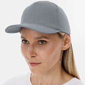 Бейсболка Long Beach, серая