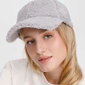 Бейсболка Oblako, утепленная, серая
