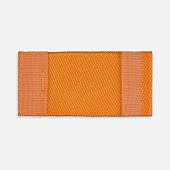 Лейбл тканевый Epsilon, XXS, оранжевый