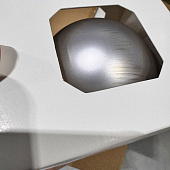 Оформительский шар Finery, 8 см, матовый серебристый