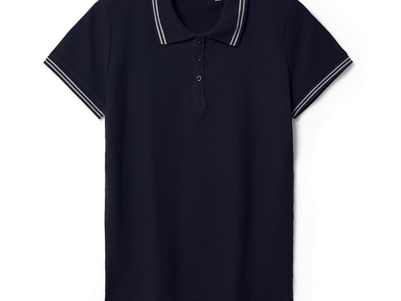 Рубашка поло женская Virma Stripes Lady, темно-синяя