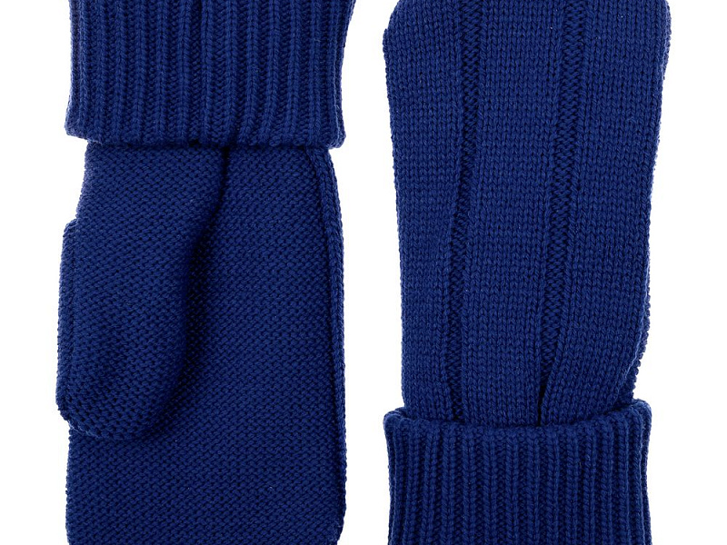 Варежки Knit Beat, темно-синие