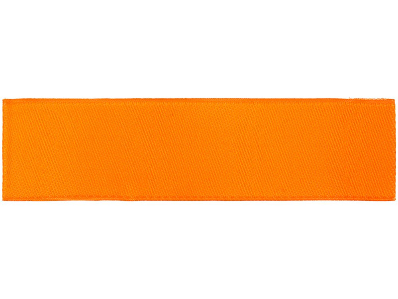 Лейбл тканевый Epsilon, S, оранжевый неон