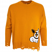 Свитер оверсайз Tricksy Net Grunge на заказ, полушерсть