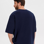 Джемпер с коротким рукавом Siluetti Volumica, темно-синий