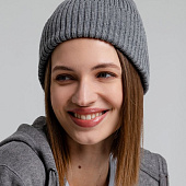 Шапка Stout, серый меланж