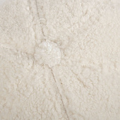 Бейсболка Oblako, утепленная, молочно-белая