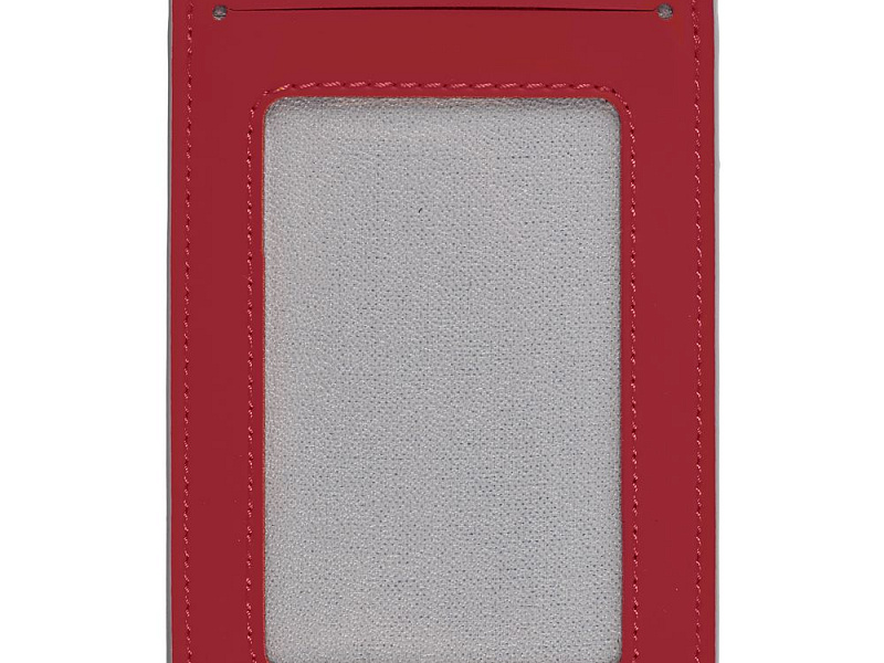 Чехол для пропуска Shall Simple, красный