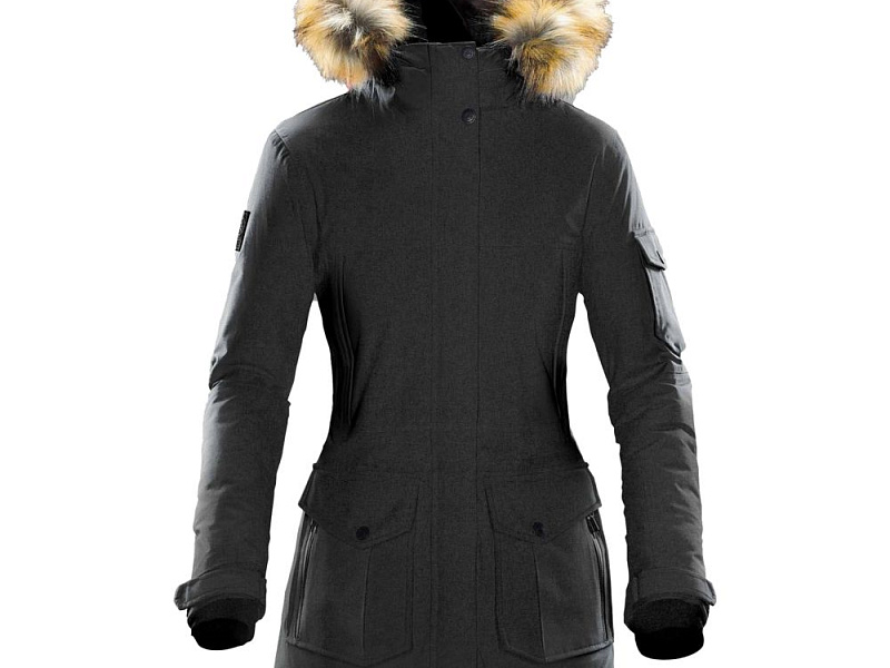 Парка женская Explorer, серый меланж