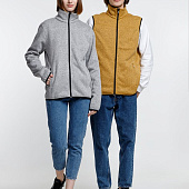 Жилет унисекс Gotland, горчичный