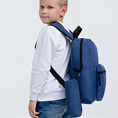 Детский рюкзак Base Kids с пеналом, темно-синий