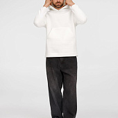 Худи унисекс оверсайз Easy Street, молочно-белое