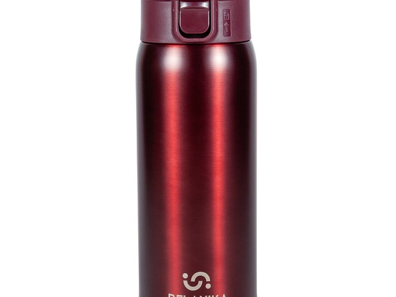 Термокружка Relaxika, бордовая