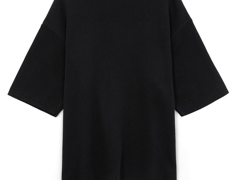 Джемпер с коротким рукавом Siluetti Volumica, черный