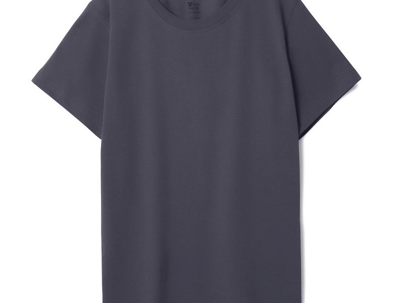 Футболка детская T-Bolka Kids, темно-серая (графит)