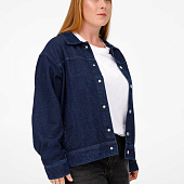 Куртка джинсовая O1, темно-синяя