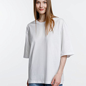 Футболка оверсайз унисекс Base Space, белая