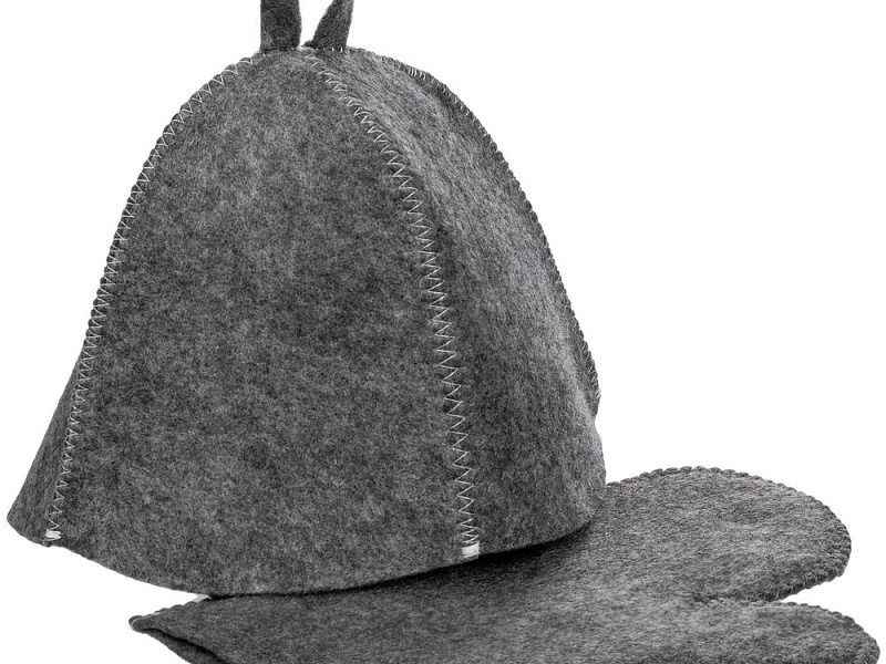 Набор для бани Heat Off, серый