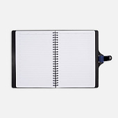 Ежедневник Strep Front на заказ, недатированный, темно-синий