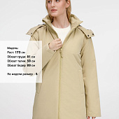 Куртка-парка унисекс Sfera, бежевая