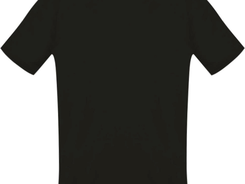 Футболка унисекс Sporty 140, черная