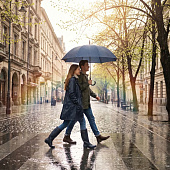 Зонт-трость Sombrella, темно-синий
