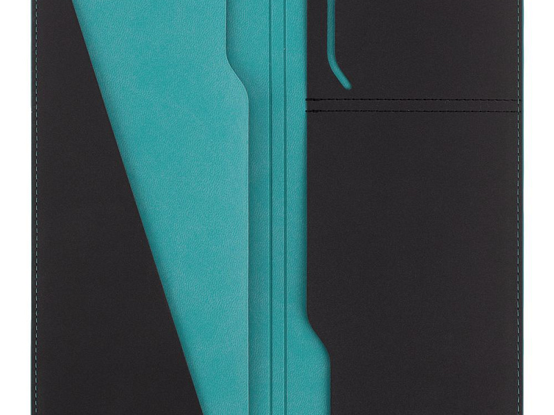 Дорожный органайзер Multimo, черный с бирюзовым