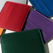 Чехол для карточек Shall Simple, зеленый