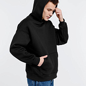 Худи оверсайз унисекс Go Easy, черное