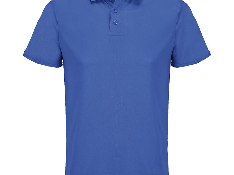 Рубашка поло унисекс Pitcher, ярко-синяя (royal)