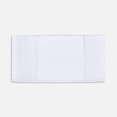 Лейбл тканевый Epsilon, XXS, белый