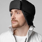 Шапка-ушанка Shelter, черная