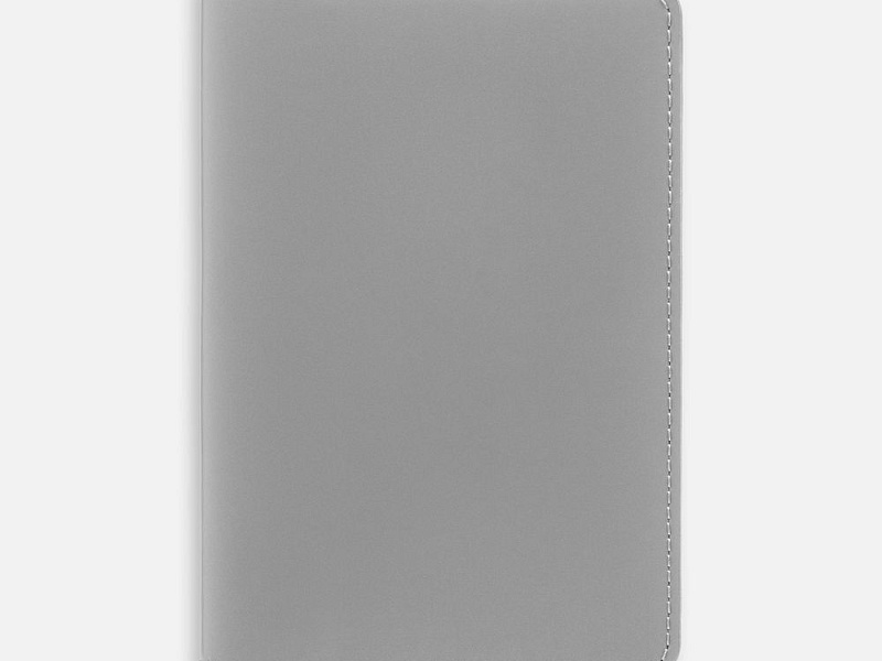 Обложка для паспорта Alaska, серая