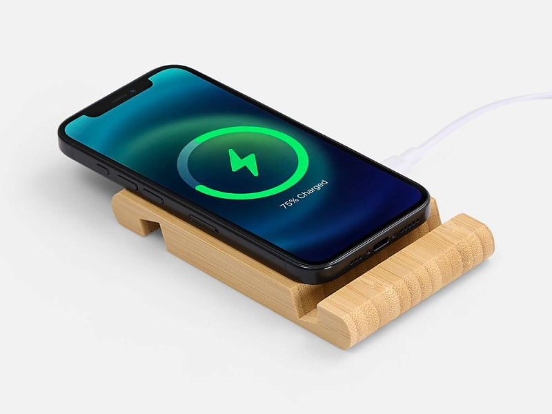 Подставка с беспроводной зарядкой Bamboost