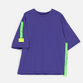 Футболка унисекс оверсайз Street Vibes, фиолетовая