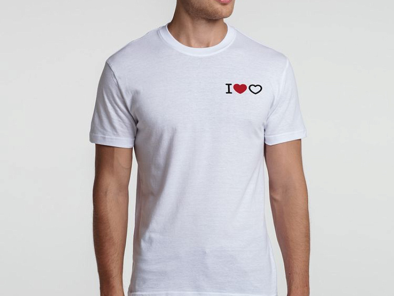 Футболка «Люблю любовь», белая