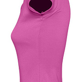 Рубашка поло женская без пуговиц Pretty 220, ярко-розовая