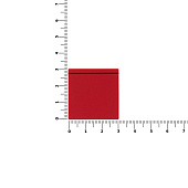 Лейбл из ПВХ Kare, красный