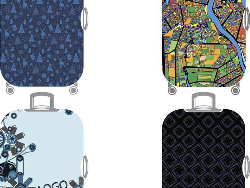 Чехол на чемодан Kansi на заказ, неопрен