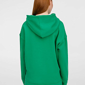 Худи оверсайз унисекс Tolla, зеленое