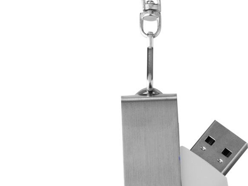 Флешка Double Twist 16 Гб белая